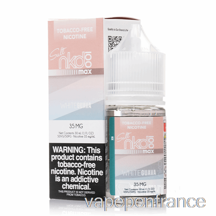 Goyave Blanche Glacée - Sel Max Nu - Stylo Vape 30 Ml 35 Mg